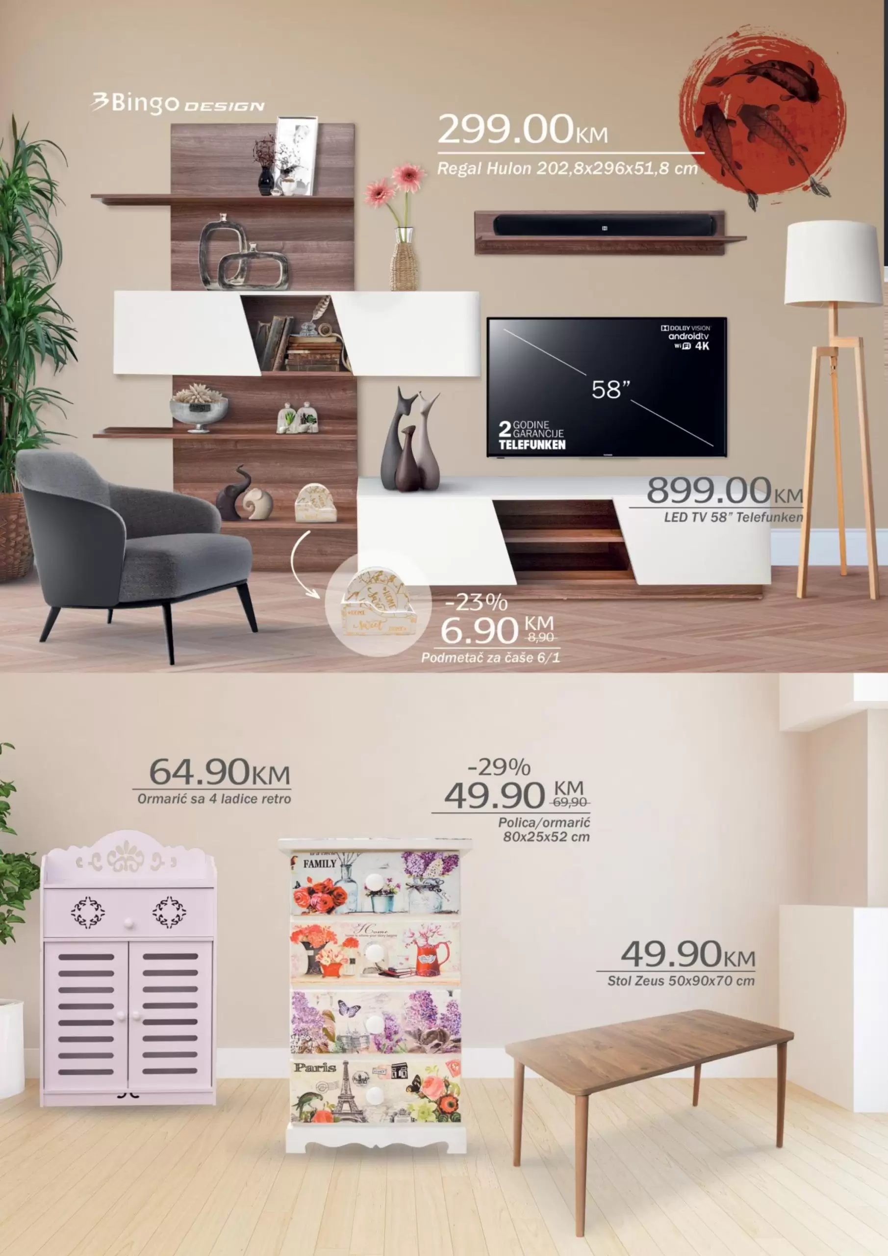 Bingo NAMJEŠTAJ Sve za dom - katalog sniženja 22.9-30.10.2022.