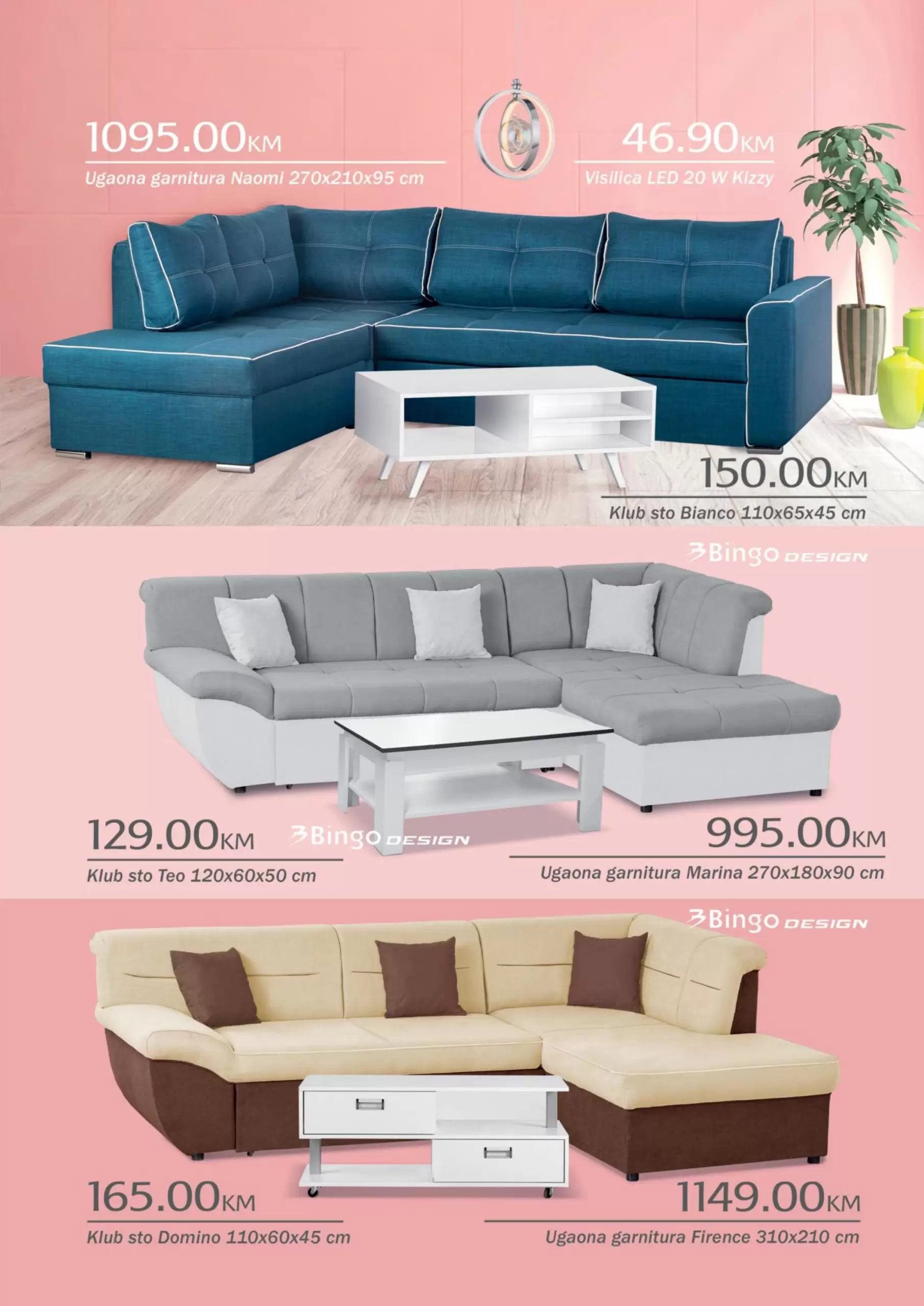 Bingo NAMJEŠTAJ Sve za dom - katalog sniženja 22.9-30.10.2022.