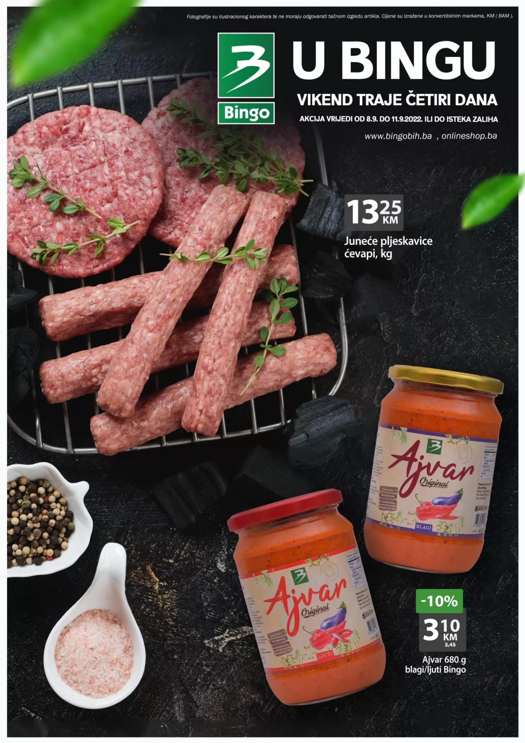 Bingo vikend katalog - KRALJ DOBRIH CIJENA - akcija sniženja 8-11.9.2022