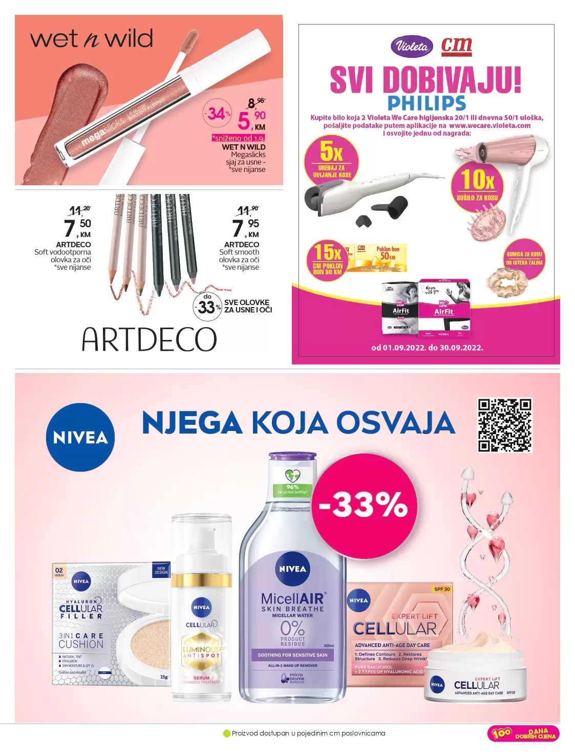 cm akcijski katalog 2-16.9.2022. SUPER SNIZENJE u cm prodavnicama!