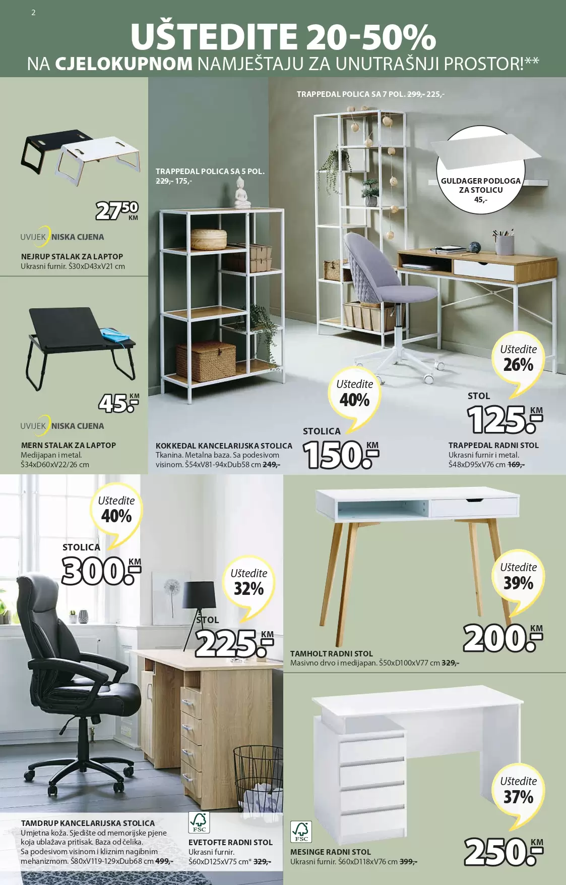 JYSK katalg SNIŽENJE namještaja- NOVITETI septembar - akcija 1-14.9.2022