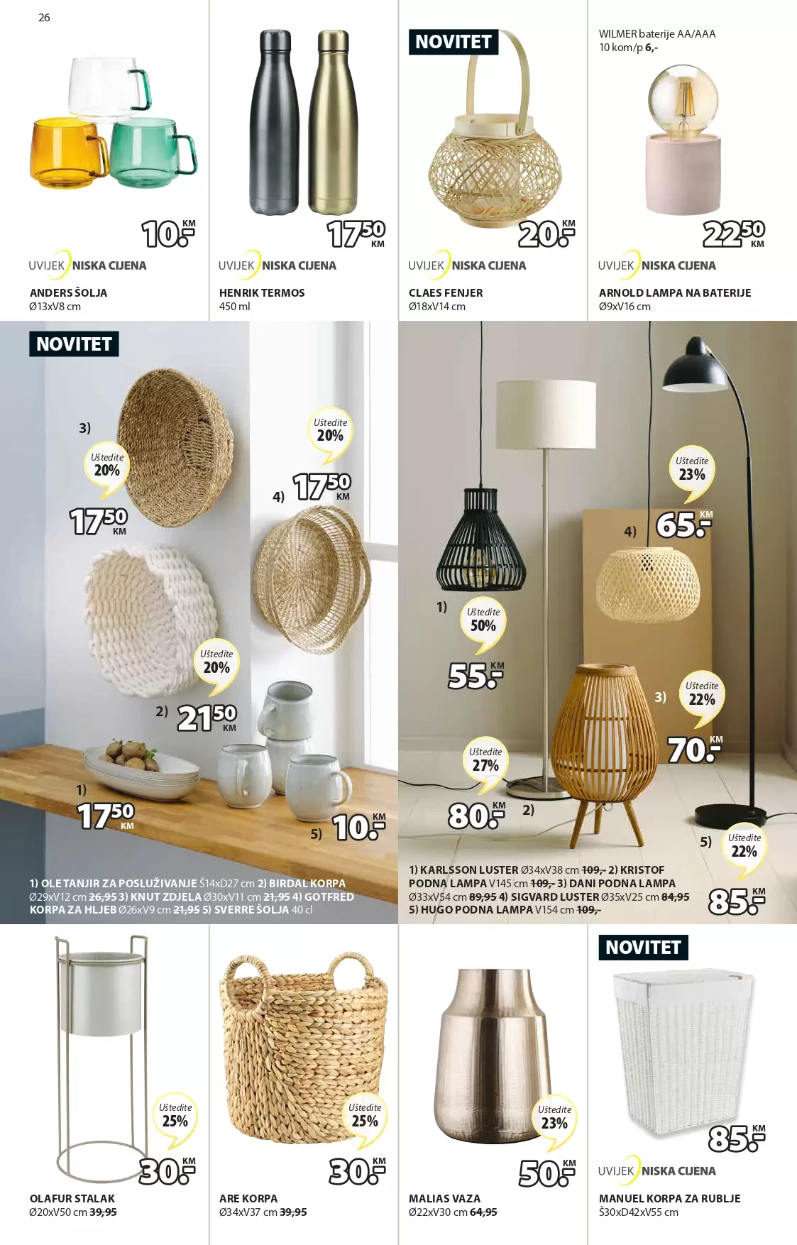 JYSK katalog SNIŽENJE namještaja- NOVITETI septembar - akcija 1-14.9.2022JYSK katalg SNIŽENJE namještaja- NOVITETI septembar - akcija 1-14.9.2022