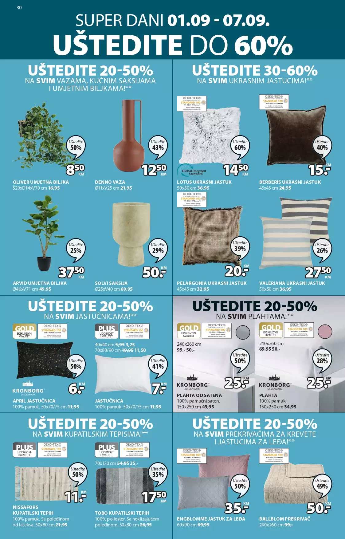 JYSK katalog SNIŽENJE namještaja- NOVITETI septembar - akcija 1-14.9.2022JYSK katalg SNIŽENJE namještaja- NOVITETI septembar - akcija 1-14.9.2022