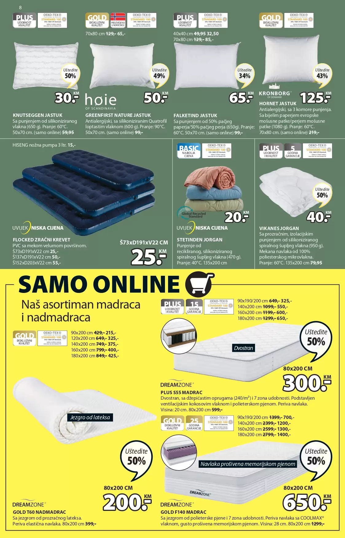 JYSK katalog - IZVRSNE UŠTEDE - akcija sniženja 8-21.9.2022