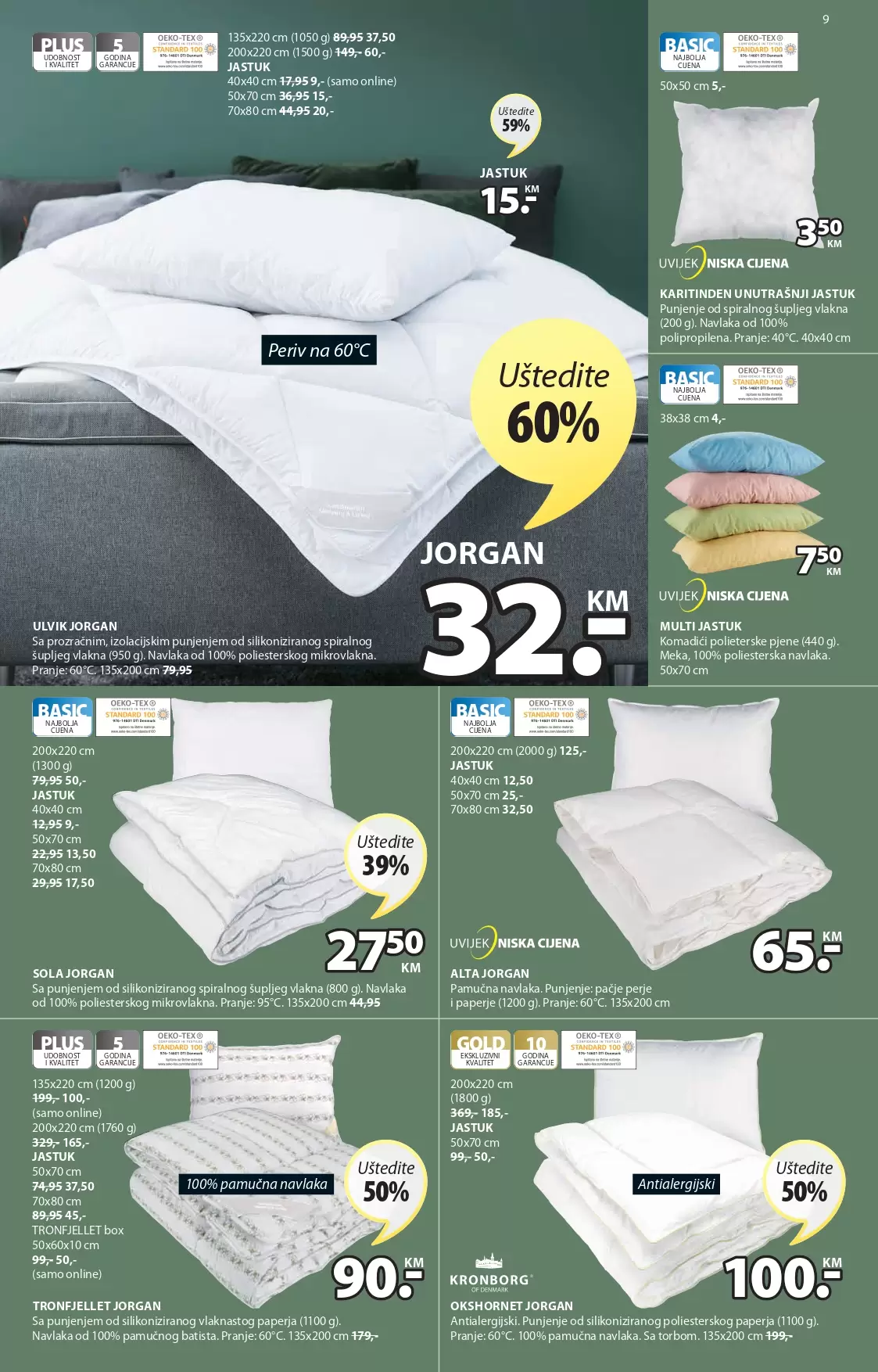 JYSK katalog - IZVRSNE UŠTEDE - akcija sniženja 8-21.9.2022