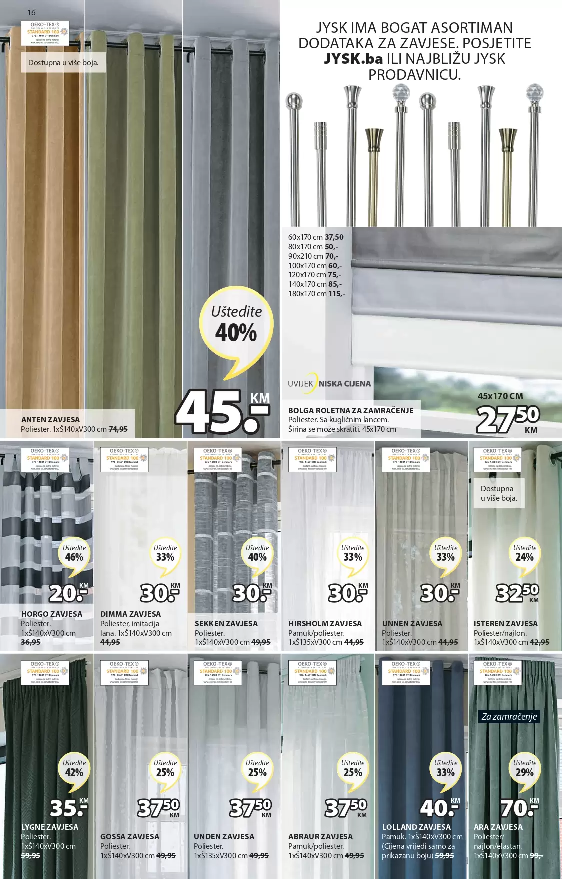 JYSK katalog - IZVRSNE UŠTEDE - akcija sniženja 8-21.9.2022