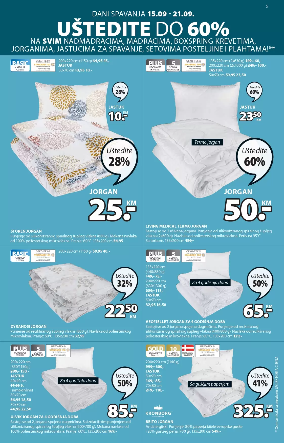 JYSK LETAK - Jysk akcija sniženja 15-28.9.2022.