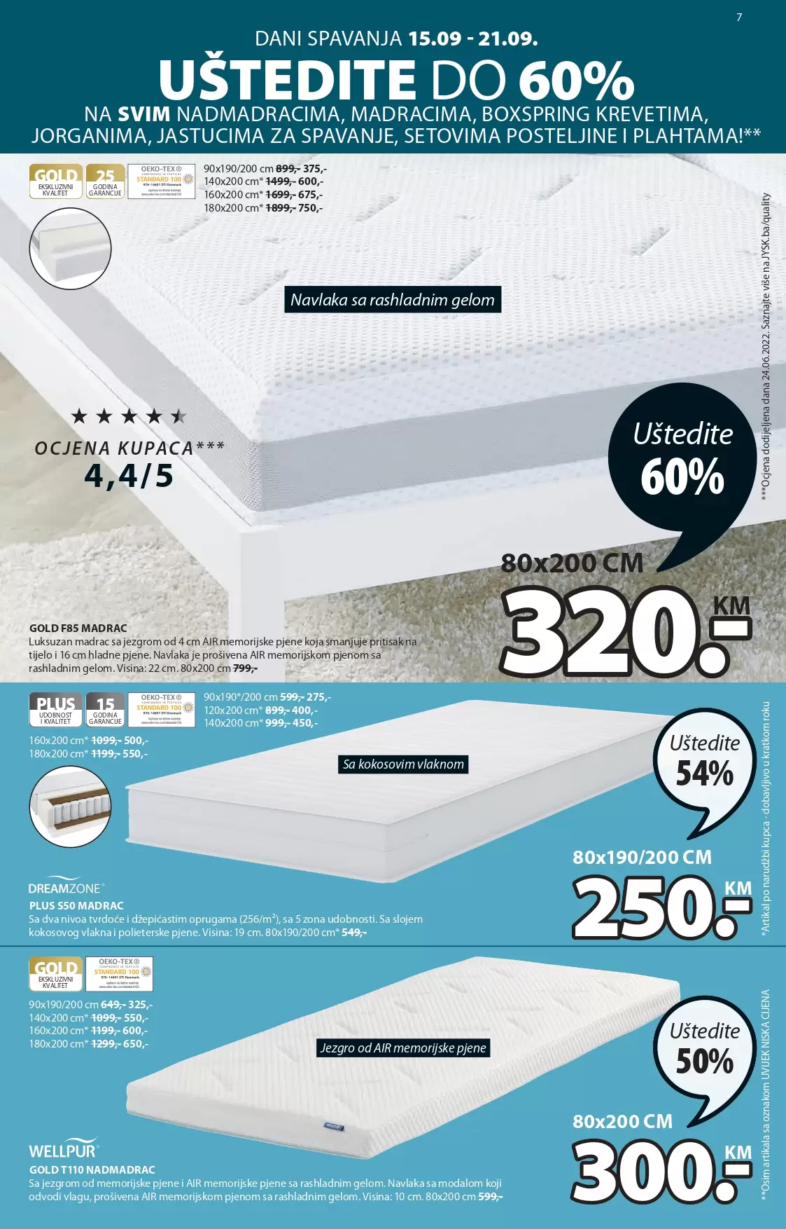 JYSK LETAK - Jysk akcija sniženja 15-28.9.2022.