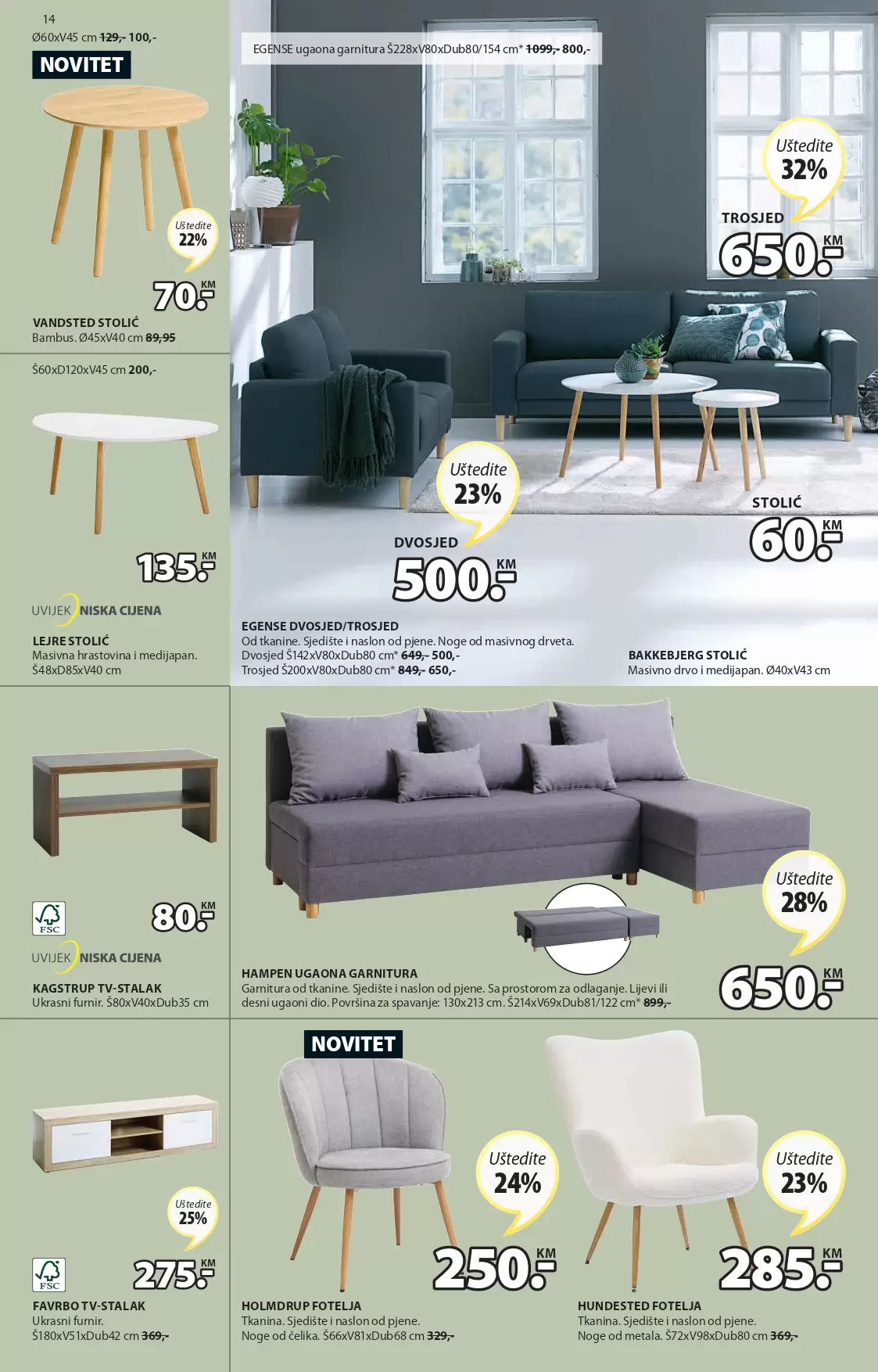 JYSK LETAK - Jysk akcija sniženja 15-28.9.2022.