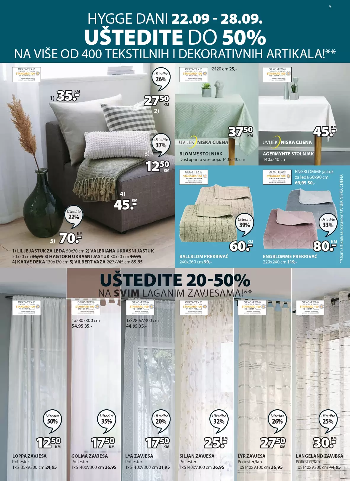 Jysk BiH katalog 22.9-5.10.2022.