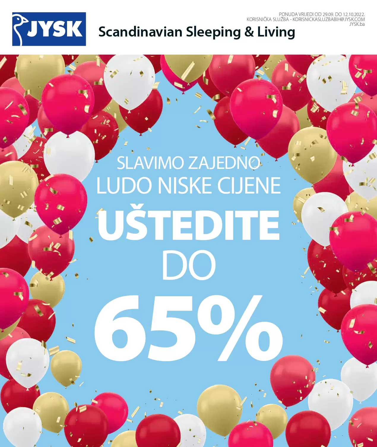 Jysk katalog LUDO NISKE CIJENE 29.9-12.10.2022.