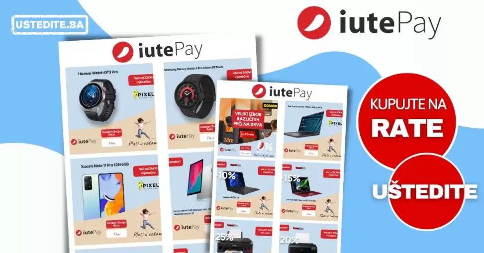 iutePay Kupujte na rate I uštedite