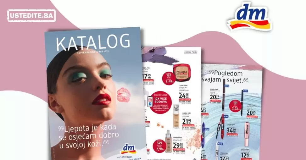 dm Katalog UVIJEKPOVOLJNO - akcija sniženja 28.9-11.10.2022.