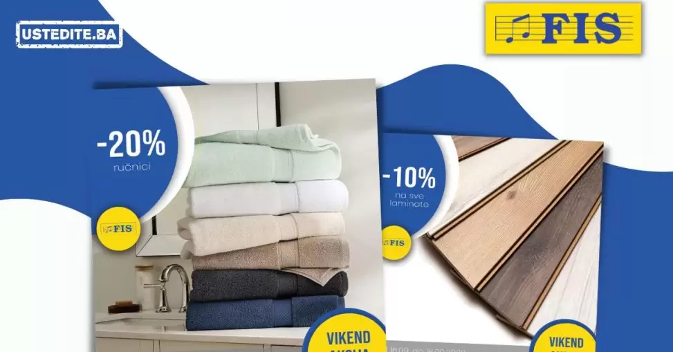 Fis SUPER VIKEND - ručnici - staze - laminati AKCIJA do 18.9.2022.