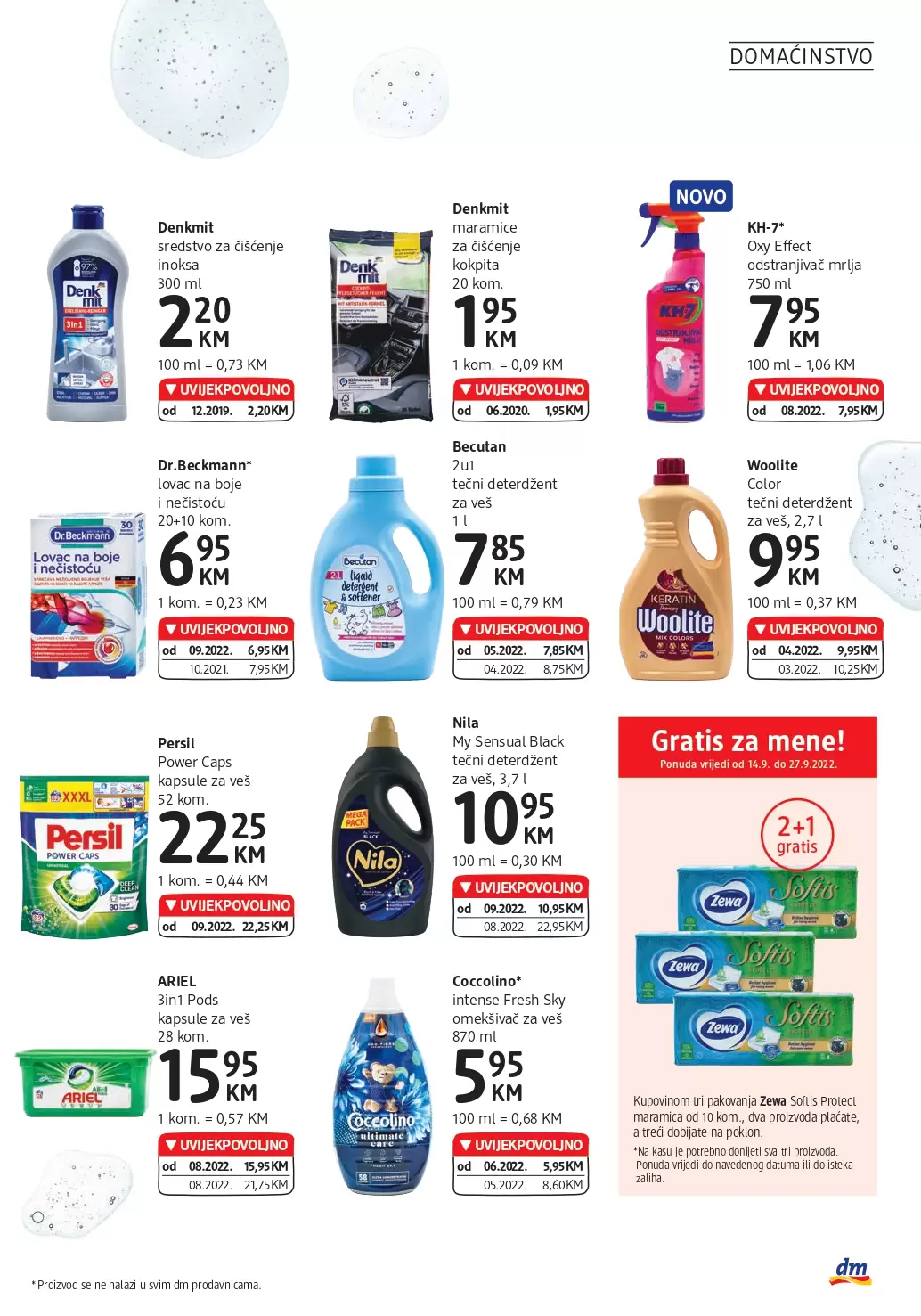 Novi dm Katalog - akcija sniženja 14-27.9.2022.