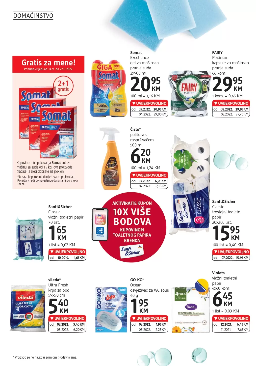 Novi dm Katalog - akcija sniženja 14-27.9.2022.