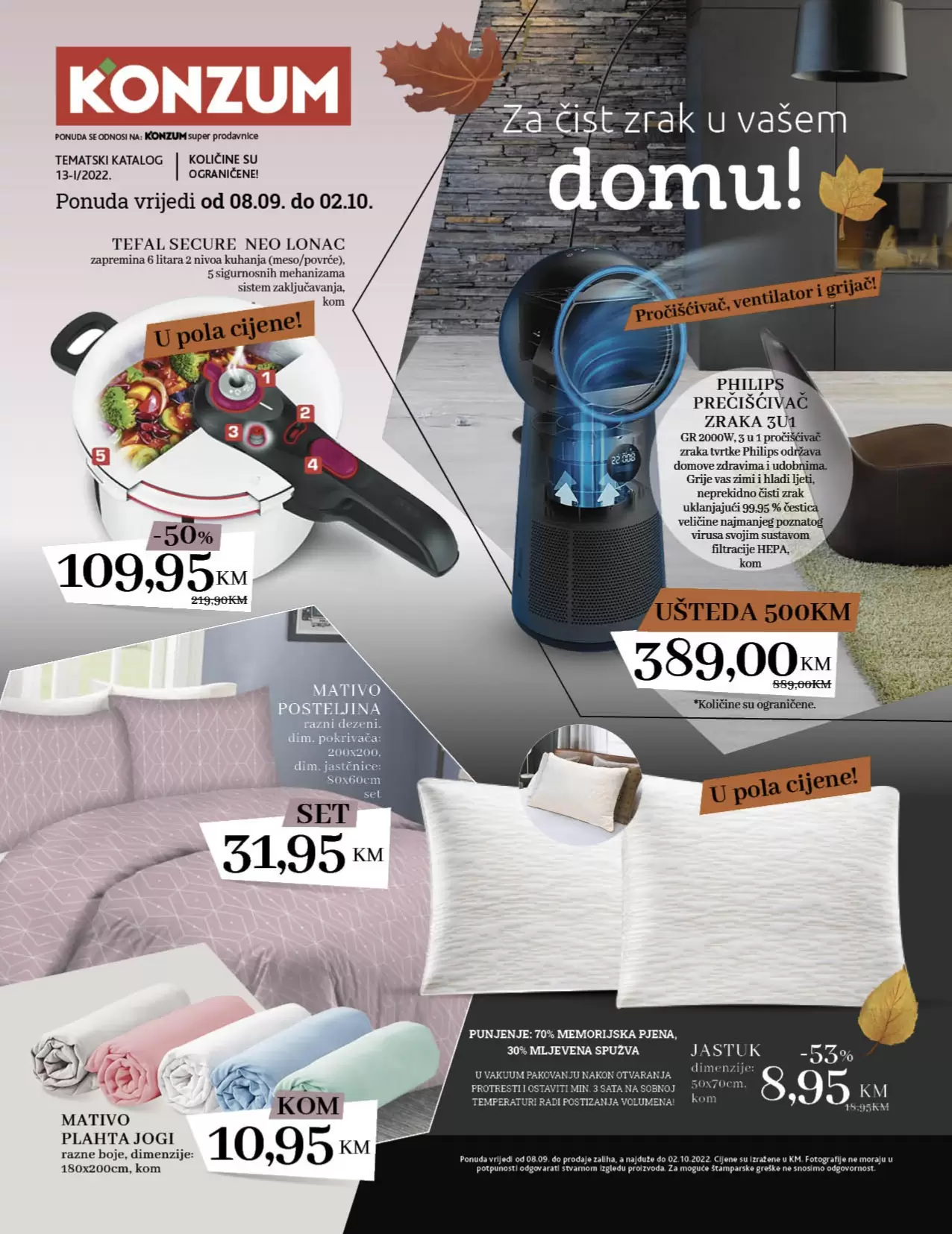 Konzum katalog SUPER SNIŽENJE - Konzum akcija 08.09-02.10.2022.