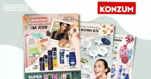 Konzum Ljepota i njega katalog 15.9- 16.10.2022.