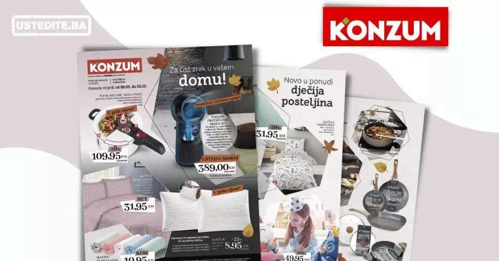 Konzum katalog SUPER SNIŽENJE - Konzum akcija 08.09-02.10.2022.