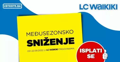 LC Waikiki međusezonsko sniženje - septembar 2022