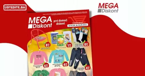 Mega Diskont POSEBNA PONUDA - akcija sniženja 5-30.9.2022.Mega Diskont POSEBNA PONUDA - akcija sniženja 5-30.9.2022.Mega Diskont POSEBNA PONUDA - akcija sniženja 5-30.9.2022.