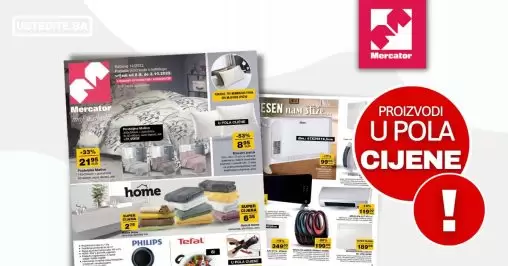 Mercator katalog SVE ZA DOM - akcija sniženja do 2.10.2022