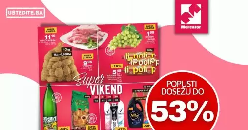 Mercator vikend akcija - katalog sniženja 15-18.9.2022.