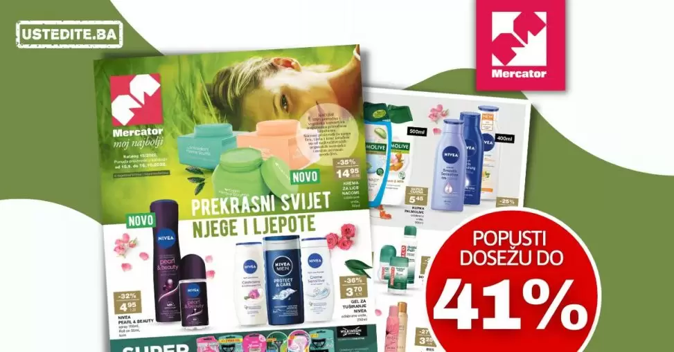 Mercator katalog LJEPOTA I NJEGA - akcija sniženja 15.9-16.10.2022.