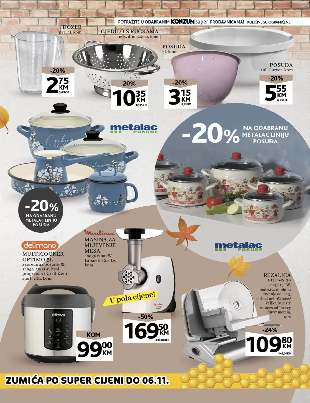 Konzum katalog - SNIŽENJE do 50% - akcija do 25.9.2022