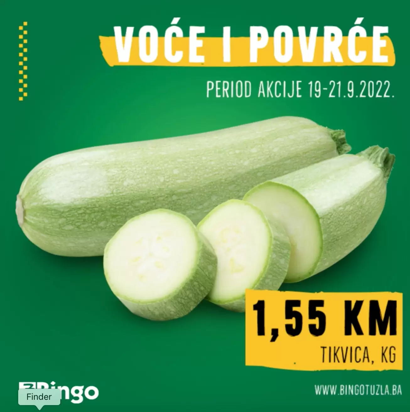 Bingo akcija VOĆE I POVRĆE - katalog sniženja 19-21.9.2022.