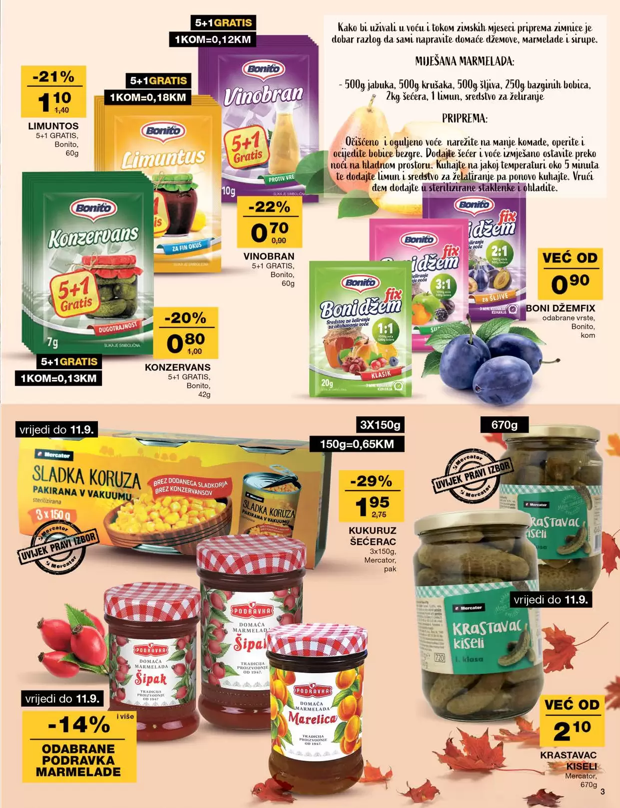 Mercator katalog SVE ZA DOM - akcija sniženja do 2.10.2022