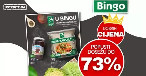 Bingo vikend akcija - SNIŽENJE do 73% 💰 katalog 15-18.9.2022 - KRALJ DOBRIH CIJENA 👑