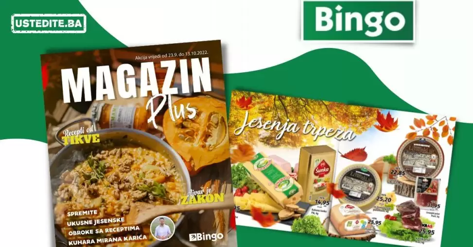 Bingo Magazin Plus katalog 23.9-13.10.2022.