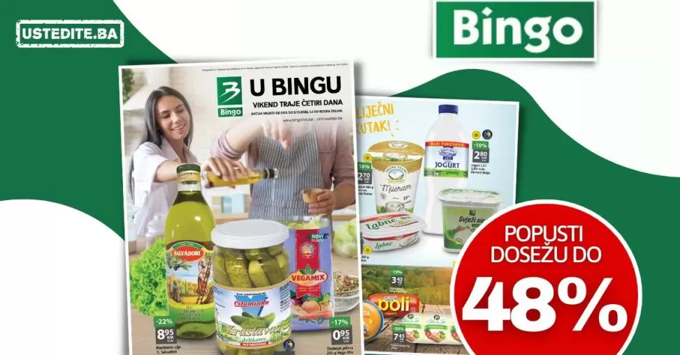 Bingo vikend akcija 29.9-2.10.2022. -Bingo katalog snizenja oktobar -KRALJ DOBRIH CIJENA