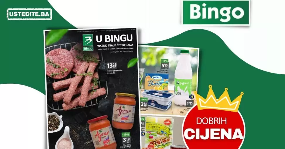 Bingo vikend katalog - KRALJ DOBRIH CIJENA - akcija sniženja 8-11.9.2022