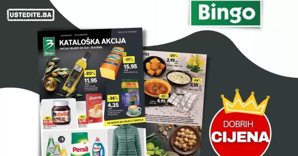 Bingo kataloška akcija【SNIŽENJE do 50%】katalog sniženja 13-25.9.2022.