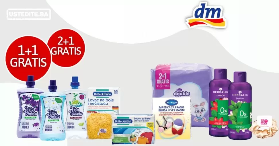 dm POKLON UZ KUPOVINU - super ponuda 31.8-13.9.2022.