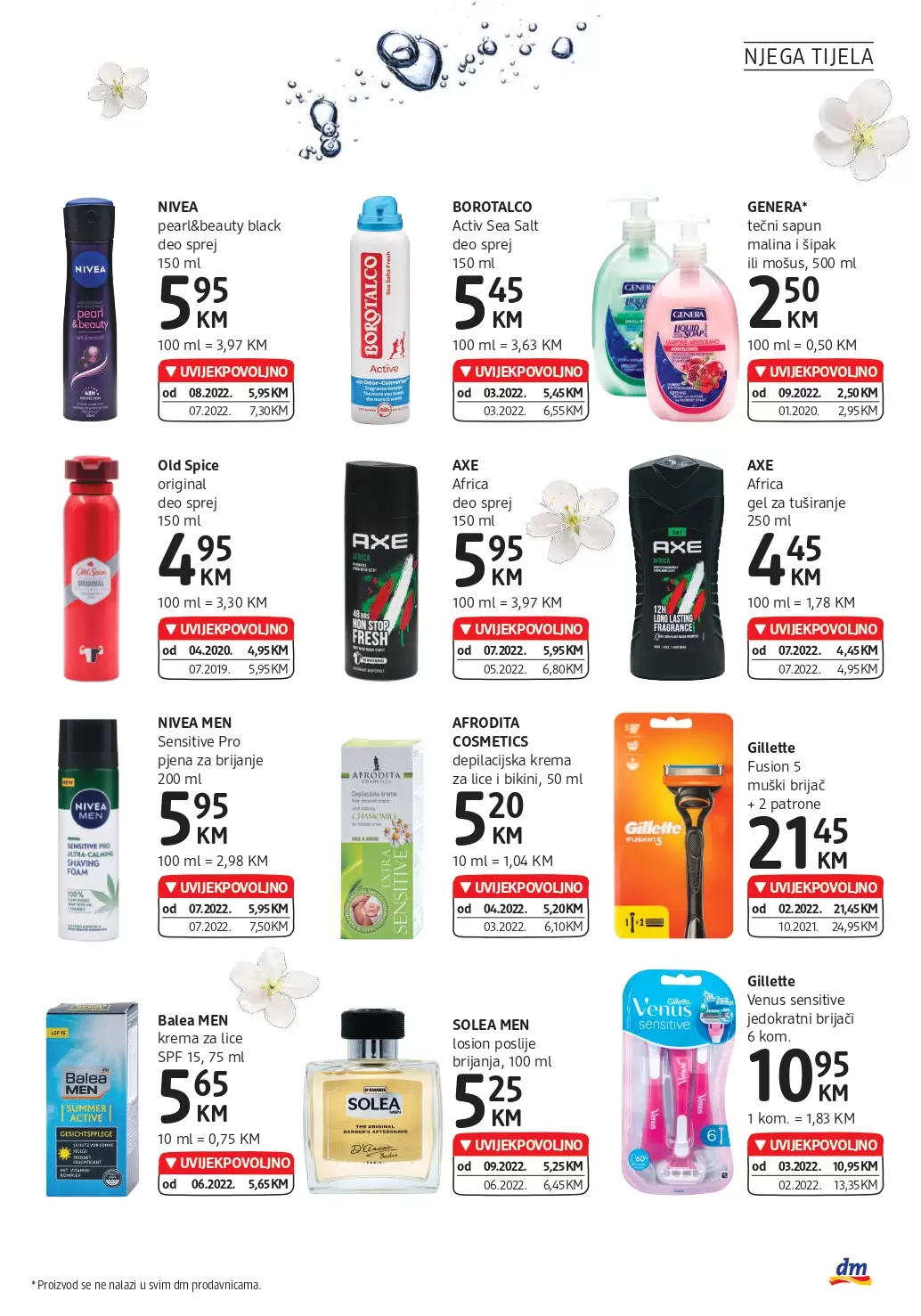 dm Katalog UVIJEKPOVOLJNO - akcija sniženja 28.9-11.10.2022.