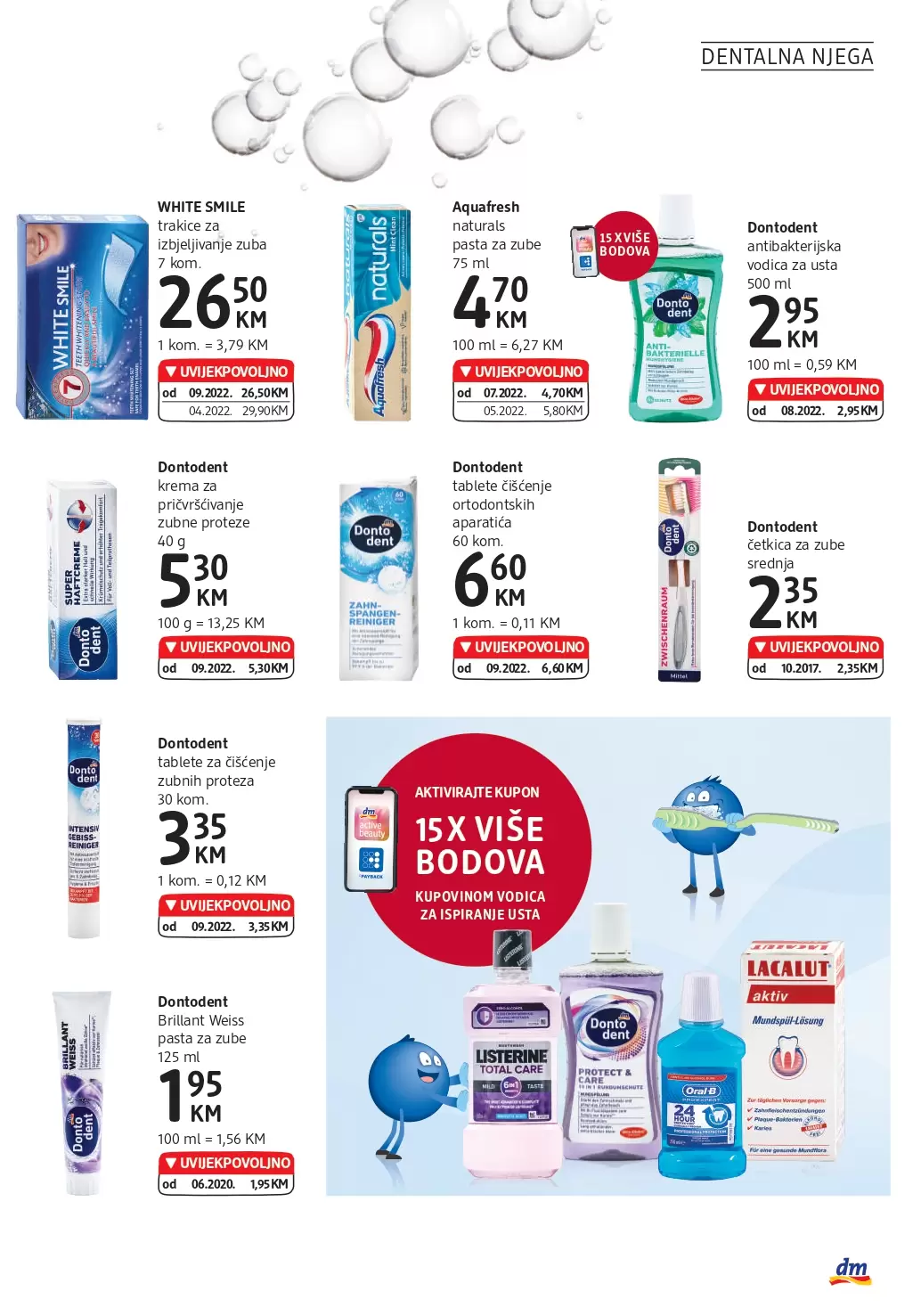 dm Katalog UVIJEKPOVOLJNO - akcija sniženja 28.9-11.10.2022.