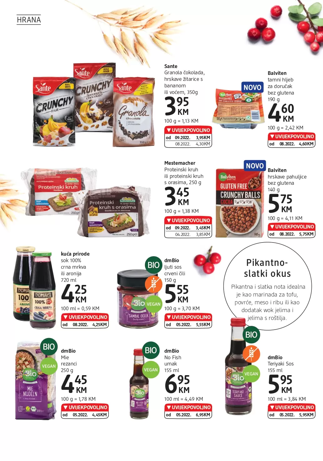 dm Katalog UVIJEKPOVOLJNO - akcija sniženja 28.9-11.10.2022.