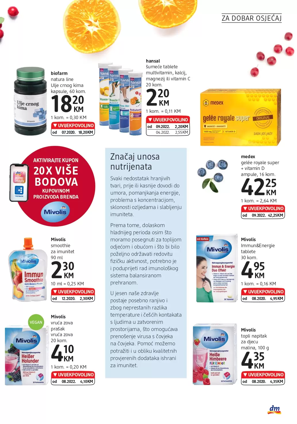 dm Katalog UVIJEKPOVOLJNO - akcija sniženja 28.9-11.10.2022.