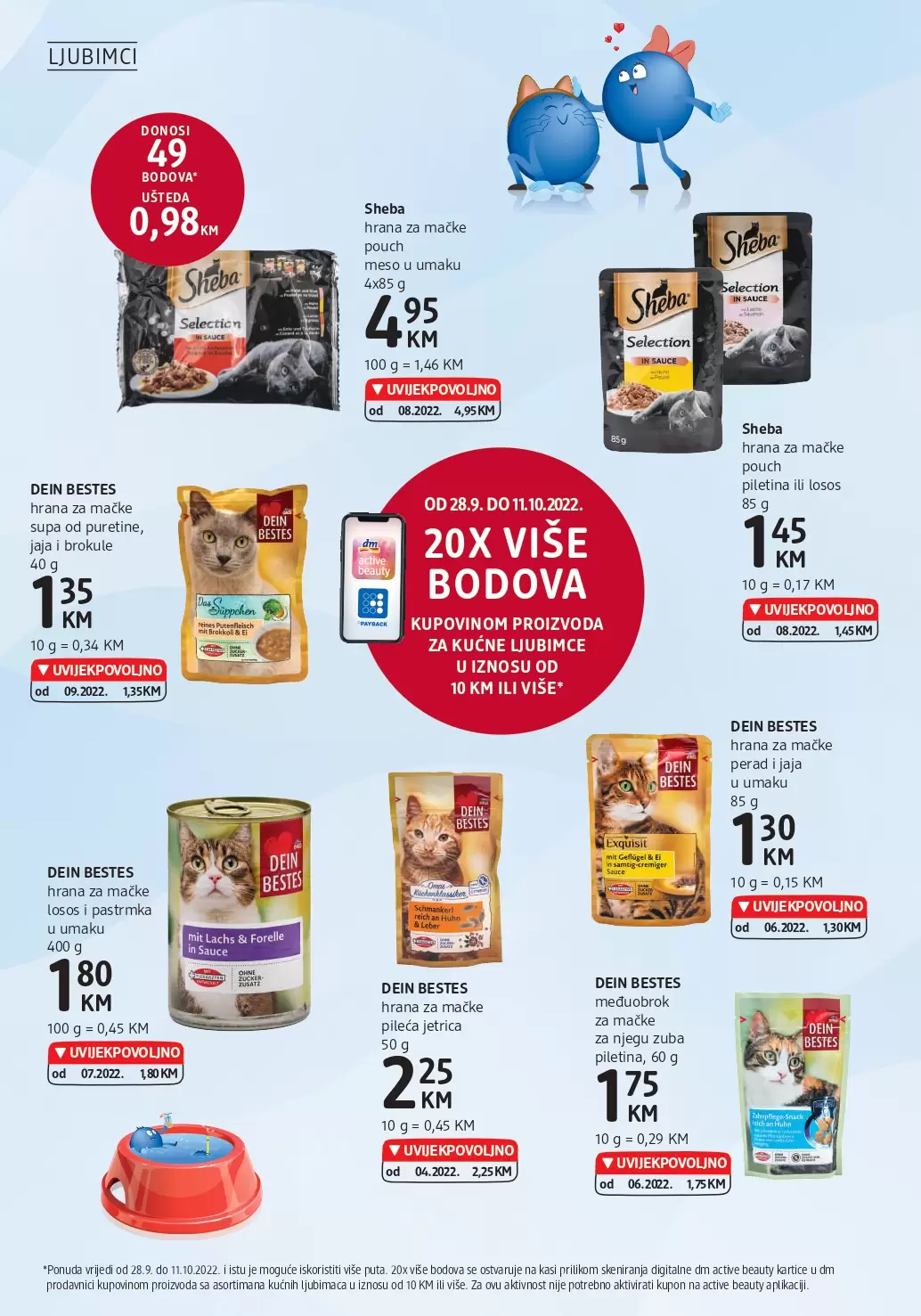 dm Katalog UVIJEKPOVOLJNO - akcija sniženja 28.9-11.10.2022.