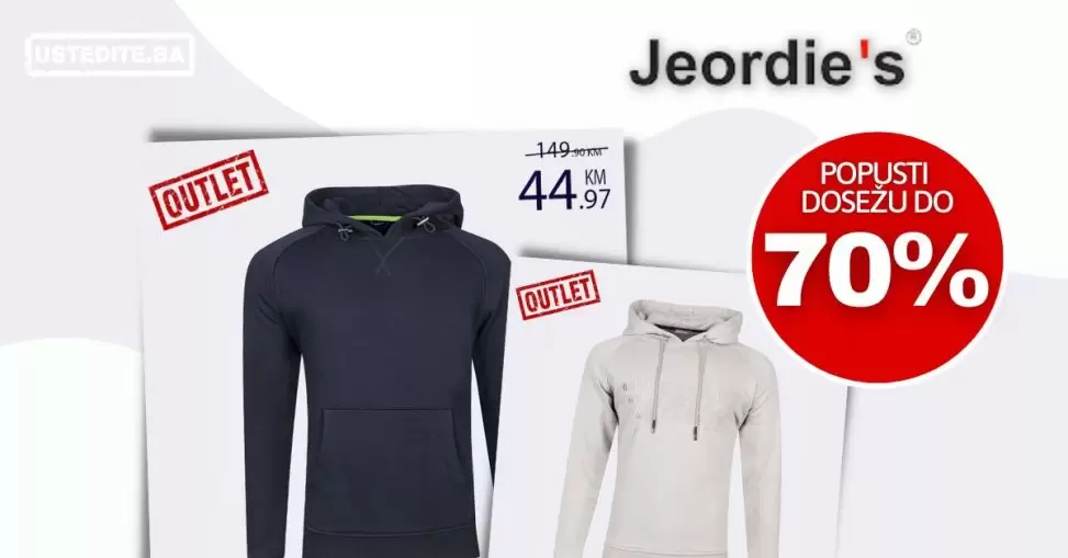Jeordie's VELIKA AKCIJA - sniženje 70%