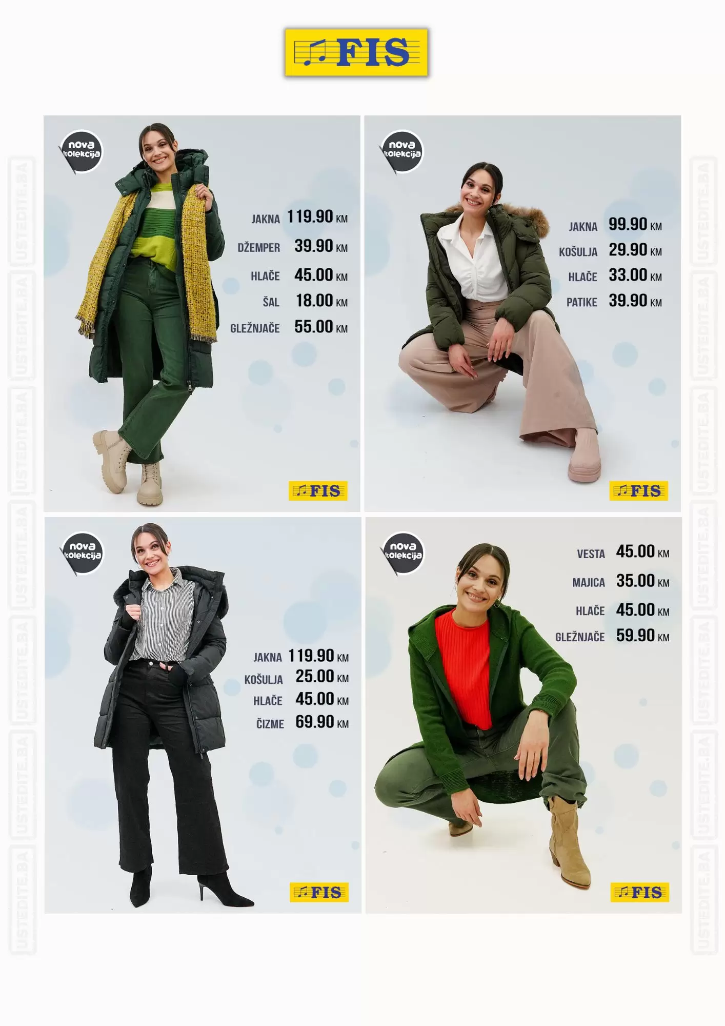 Fis NOVA KOLEKCIJA odjeće NOVEMBAR 2022