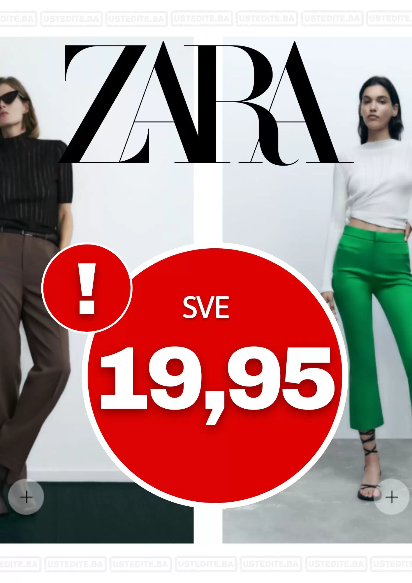 ZARA BIH snizenje - SVE 19,90 KM 🤩 Iskoristite super ponudu - oktobar 2022