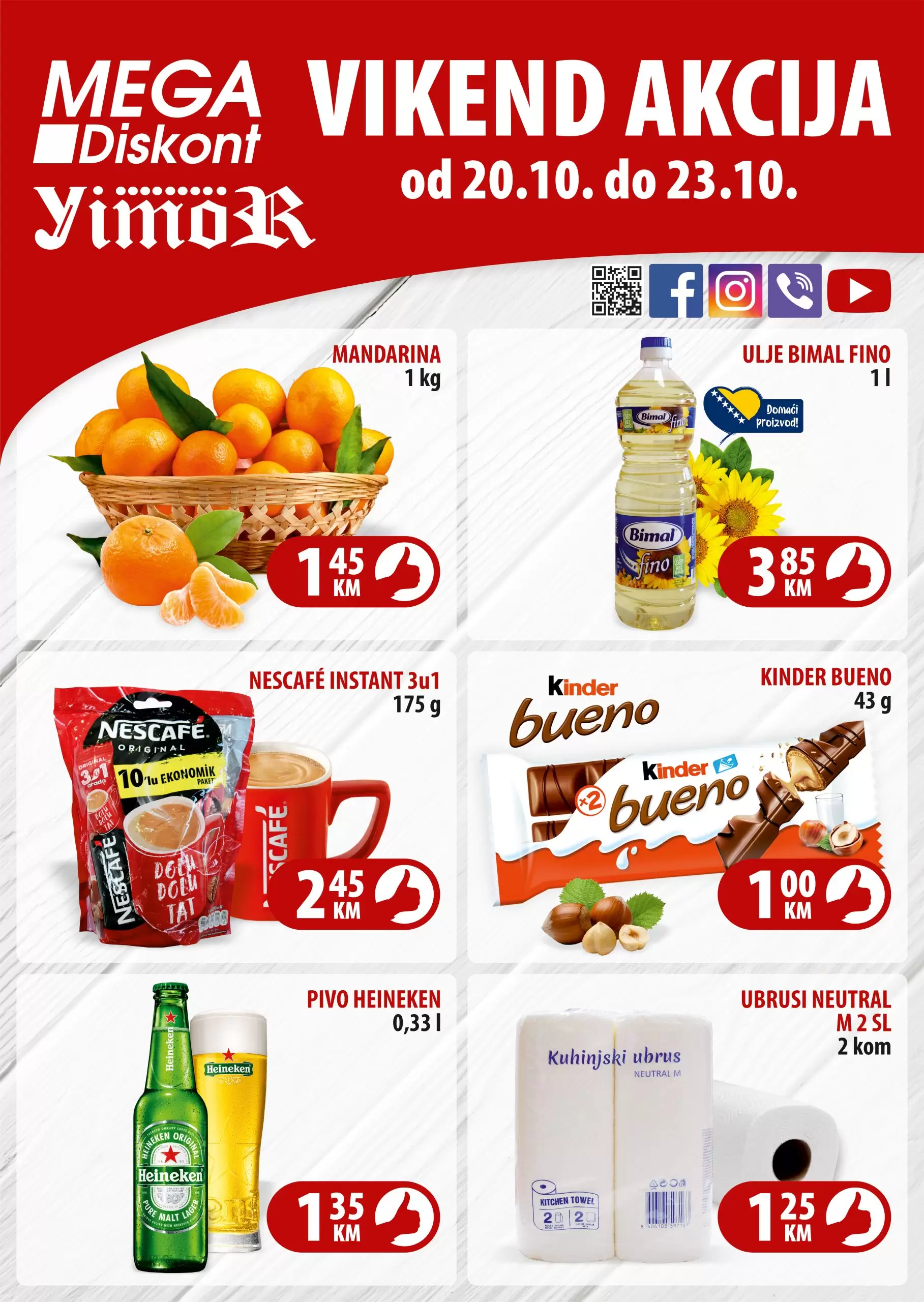 Mega Diskont vikend akcija 20-23.10.2022.