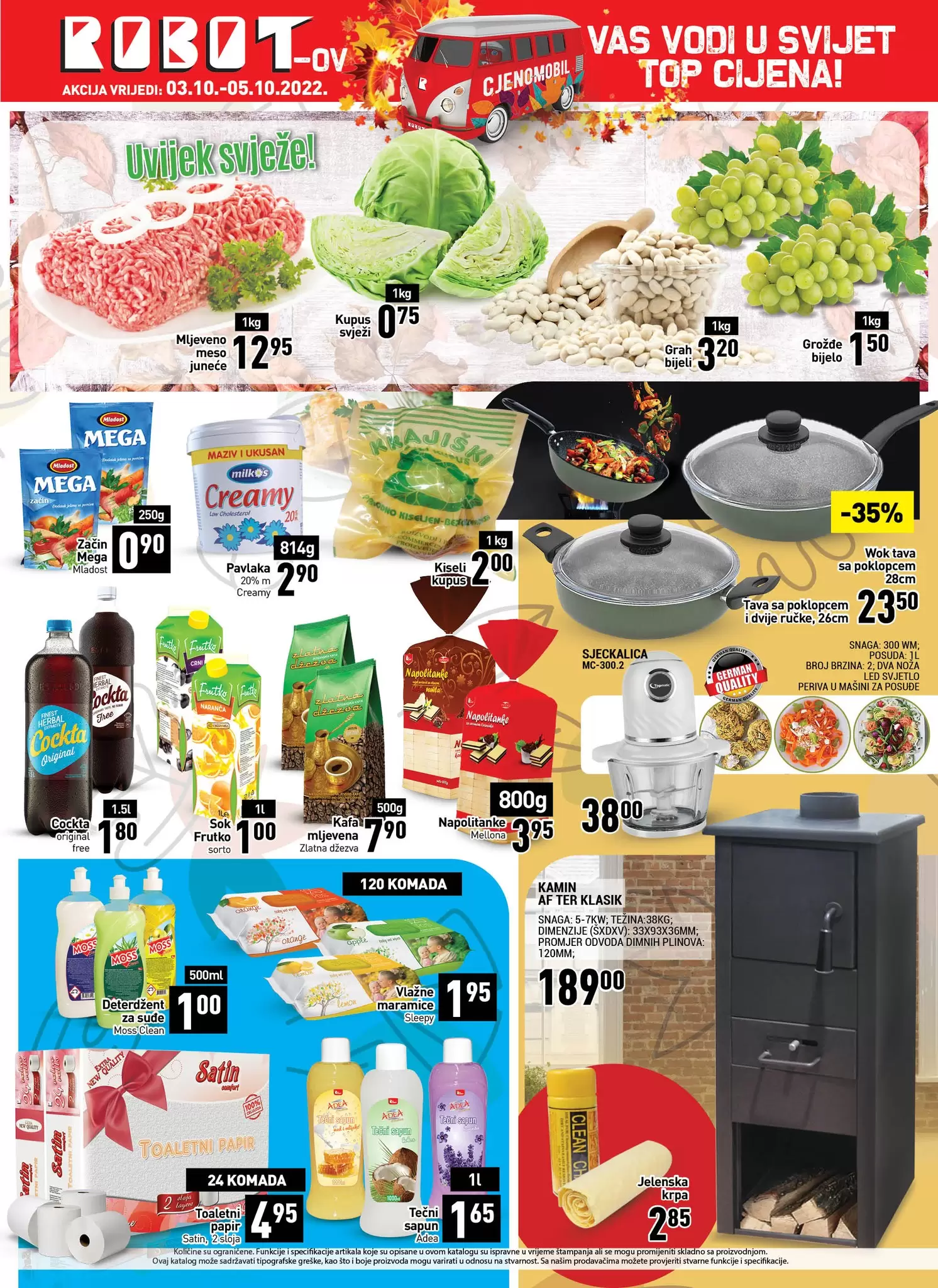 Robot akcija 3-5.10.2022. - AKCIJSKE CIJENE