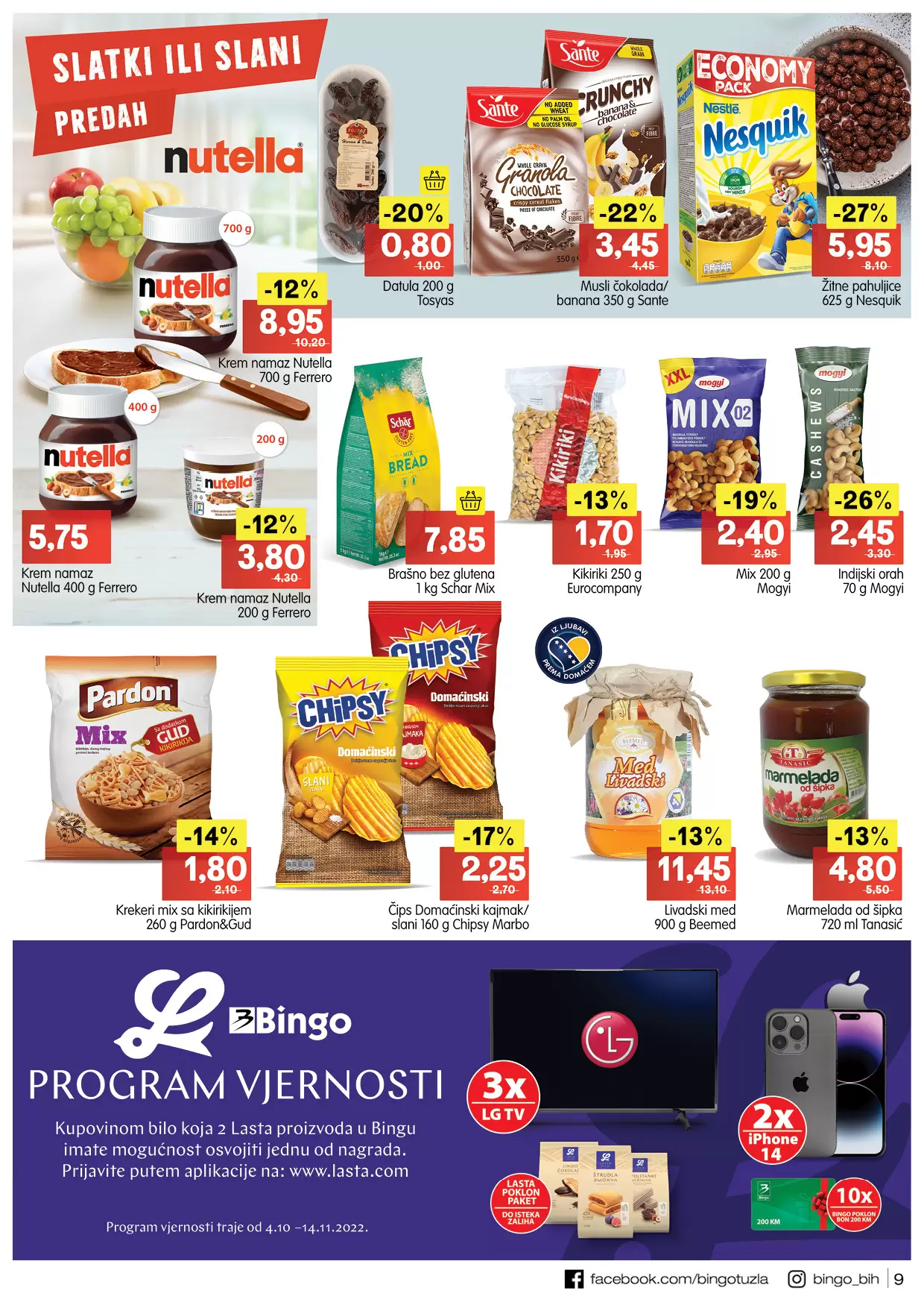 Bingo katalog【SNIŽENJE do 48%】akcija sniženja 14-16.10.2022