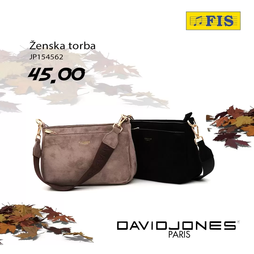 Fis DAVID JONES torbe - VEĆ od 45 KM - oktobar 2022