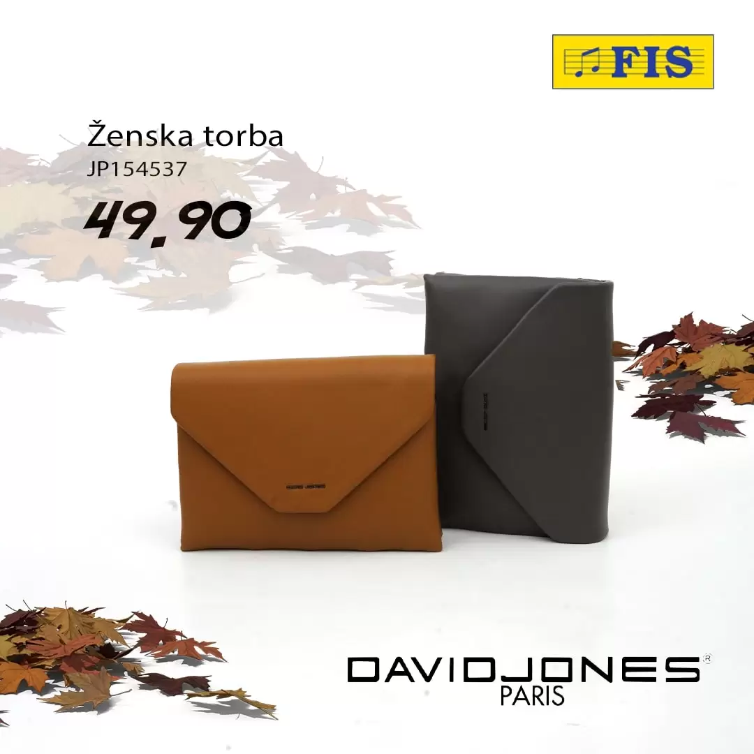 Fis DAVID JONES torbe - VEĆ od 45 KM - oktobar 2022Fis DAVID JONES torbe - VEĆ od 45 KM - oktobar 2022